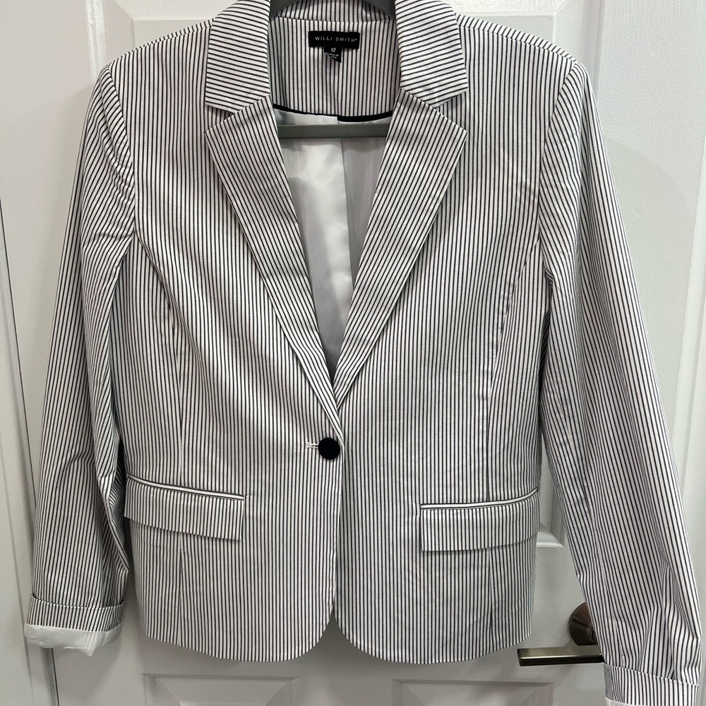 Vintage Willi Smith Pinstripe Blazer